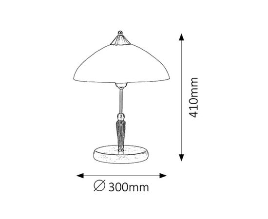 სანათი მაგიდის Rabalux Regina 8172 E14 1X MAX 40W