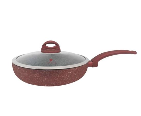 Frying pan BERLLONG Lava Stone RVF-24G 24 cm