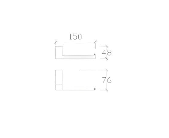 Держатель для туалетной бумаги Uso 71010 MAT