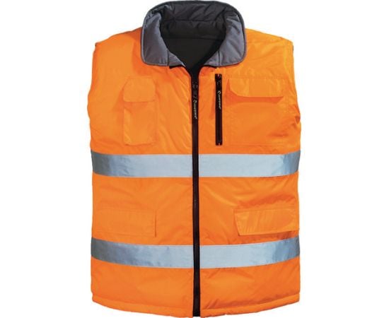 Warm double-sided waistcoat Coverguard 7HWGO XXL orange