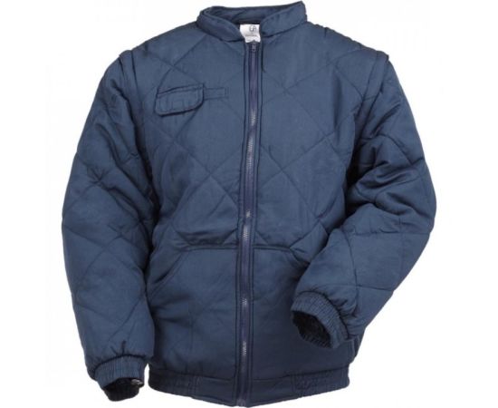 Insulated jacket with detachable sleeves Coverguard CHOUKA 5GCSB L blue