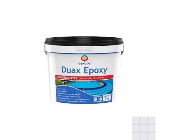 Затирка эпоксидная Eskaro Duax Epoxy N246 серебристо-серая 2 кг