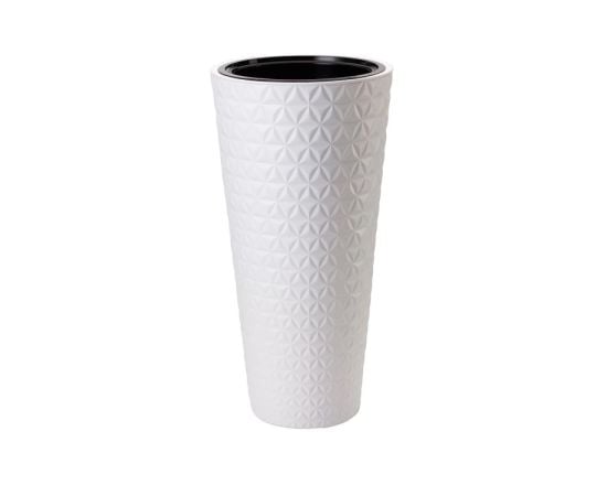 Flower pot FORM PLASTIC Diamond Slim 40 white