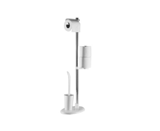 Column with bathroom accessories Primanova ALBA WHITE