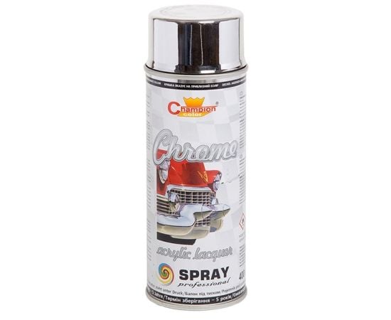 Spray paint Champion Super Chrome CH 0008 400 ml silver