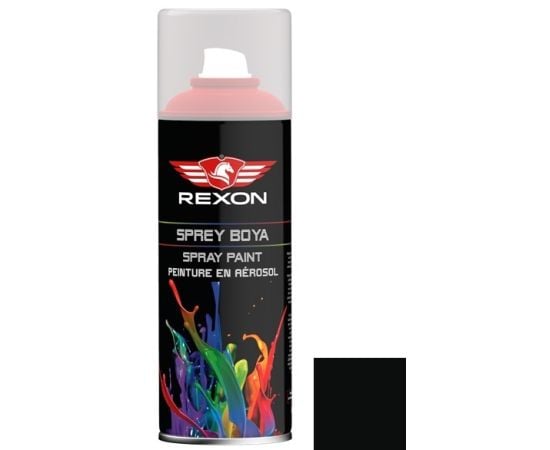 Spray paint Rexon black glossy 400 ml