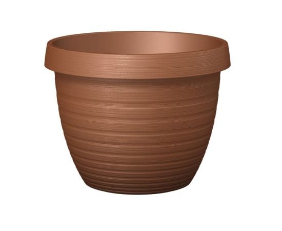 Уличный пластиковый горшок Scheurich 30/270 Country Star TERRACOTTA