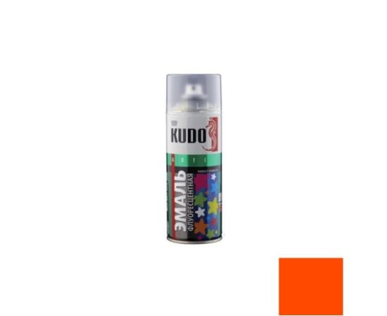 Enamel fluorescent KUDO KU-1206 orange-red 520ml