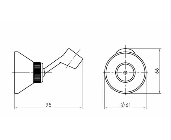 Держатель для душа RUBINETA Duplex 623001