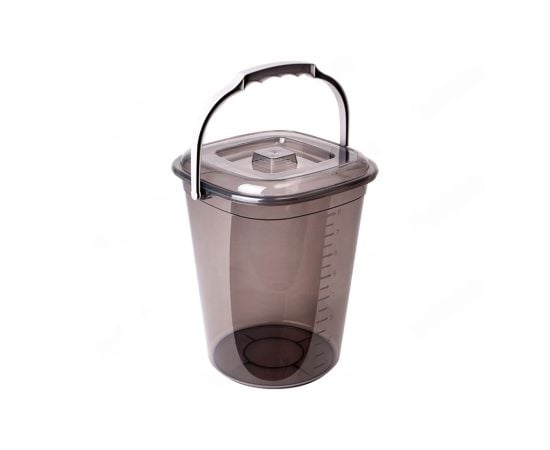 Bucket Aleana Smar with lid 9l brown cocoa