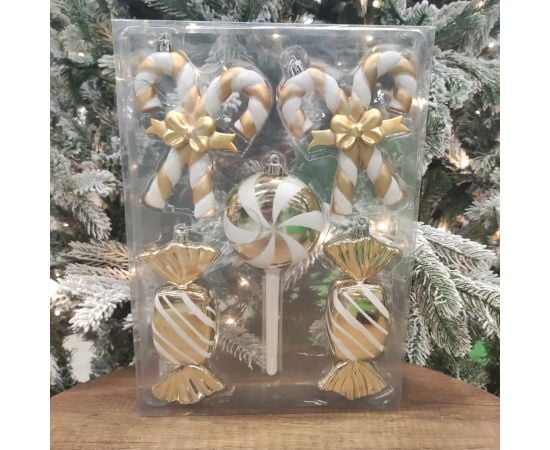 Christmas decoration set 5CM, 24pcs (LH26-22164)