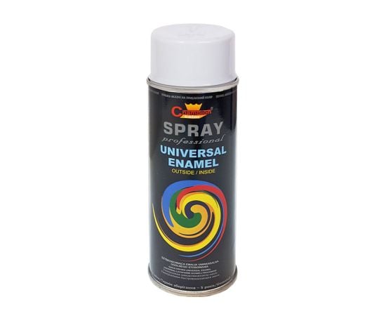 Universal spray varnish CHAMPION white gloss 9003 400 ml