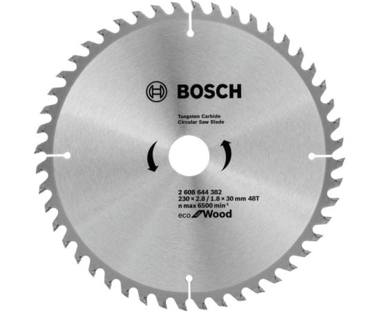 Wood cutting saw disc Bosch ECO WO 230 mm