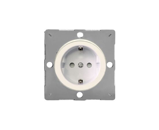 Розетка Varilight EG5FWY.MW Schuko с заземлением белый матовый