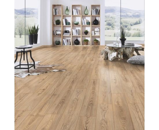 Laminate UltraDecor Castello Classic Oak Natural Carpenter 1285x192x8 mm AC4/32