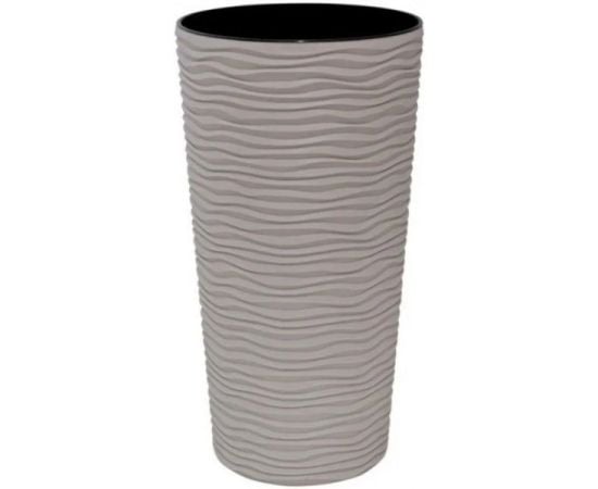 Flower pot plastic  Aleana Fusion d16*30cm cacao