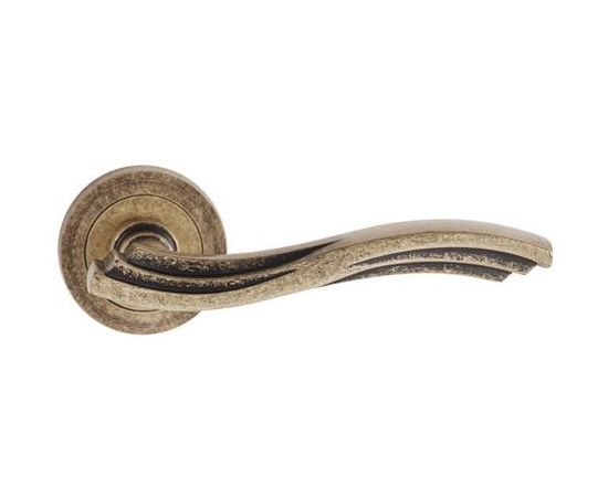 Door handle rossete Metal-Bud Chiara ZCOPA with protective lid SNOPAY patina