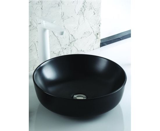 Умывальник Osis Art basin накладной 8434YW черный