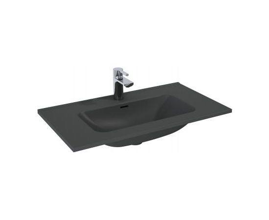 Washbasin "Skappa 80 Black Matt" for furniture "SOHO 80" Black Matt