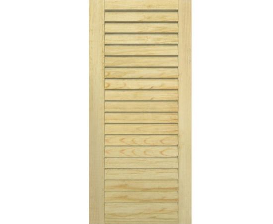 Doors louvered wooden Pine Woodtechnic 993х494 mm