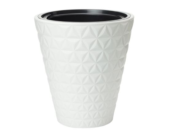 Flower pot FORM PLASTIC Diamond 30 white