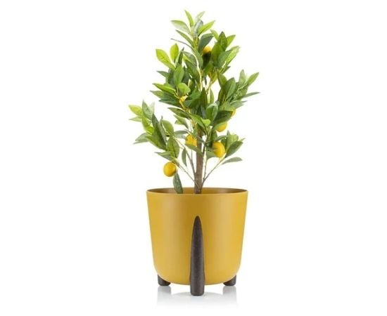 Flower pot Lamela FRIDA 260 yellow