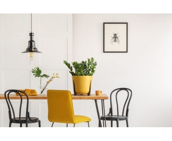 Flower pot Lamela FRIDA 260 yellow