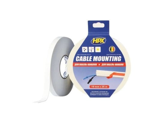 Double-sided tape HPX DSW1925 19 mm x 25 m white