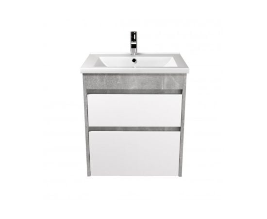 Bathroom furniture with washbasin Polo Loft 60-U grey/white Cosmo 60 cm