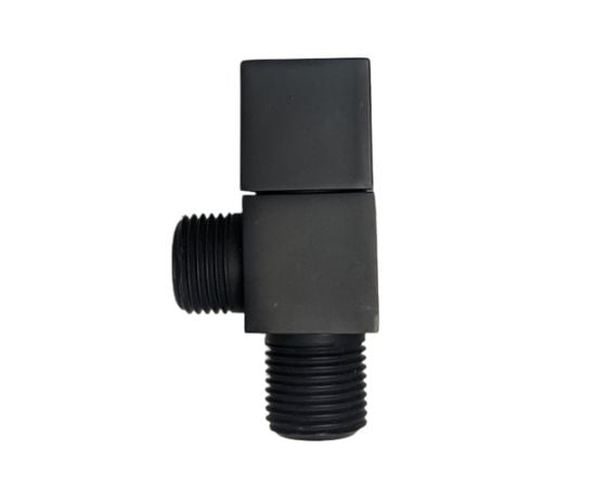 Corner valve McPoLOO MAV30102B 1/2e.s-1/2e.s black