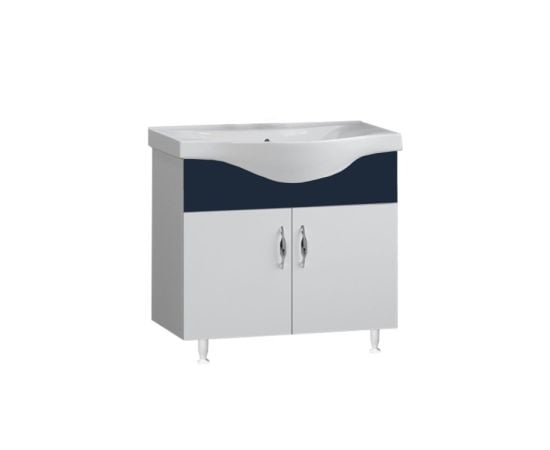 Floor cabinet with washbasin Denko Trend 65 Izland Blue