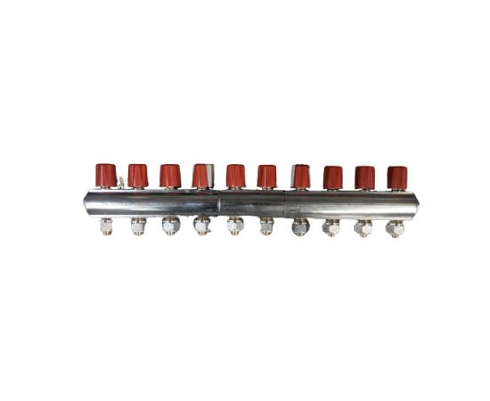 Manifold with valve ECA 10-Red