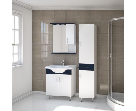 Floor cabinet with washbasin Denko Trend 65 Izland Blue