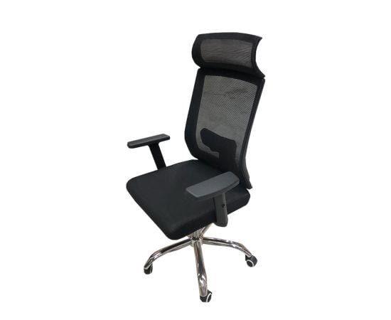 Office chair black 63x60x118 cm