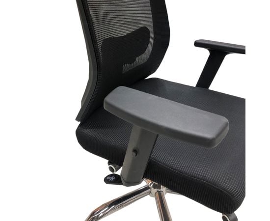 Office chair black 63x60x118 cm