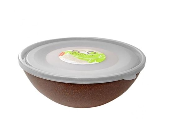 Bowl with lid Aleana 2l ECO WOOD brown