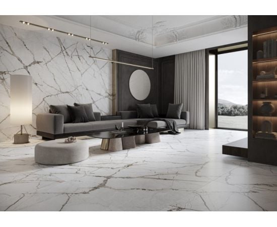 Porcelain tile Cerrad GRES OVATION LIGHT GREY RECT. 1197x597x8