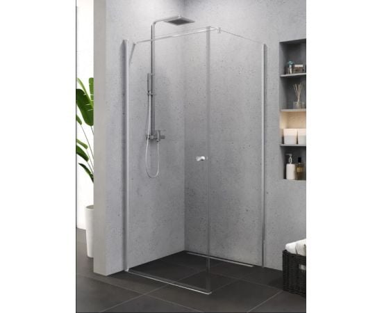 Shower cabin New Trendy Superia K-0587 90x90x195cm-6mm (transparent glass -profile chrome)