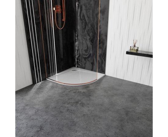 Artificial stone shower tray VAYER BUMERANG 90X90 cm