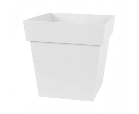 ქოთანი პლასტმასის EDA Plastiques POT TOSCANE CARRE 32 X 32 X 32სმ 22ლ