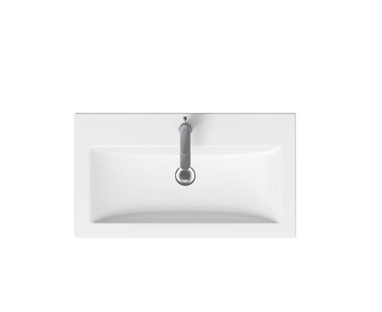 Washbasin Built-in Cersanit COMO 80, white