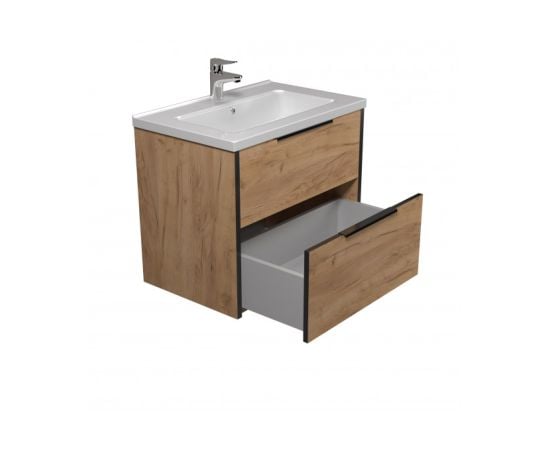 Bathroom furniture with washbasin LINE Craft 70-А wood Rodeo 70 cm