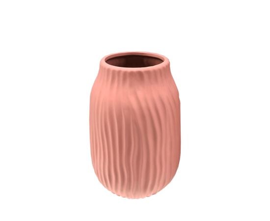 Vase with floral stripes TA-195