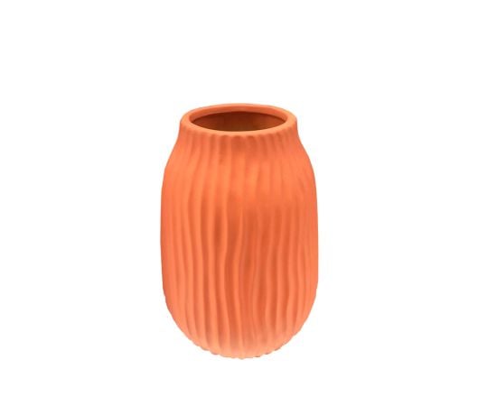 Vase with floral stripes TA-195