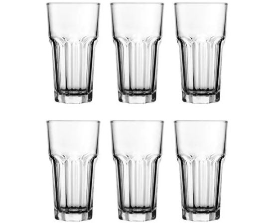 Стакан для сока LUCKYGLASS 480мл 6шт LG-101418