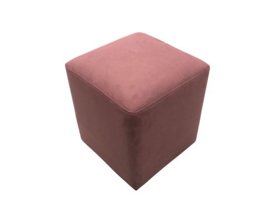 Pouf alcantara 34х40 pink