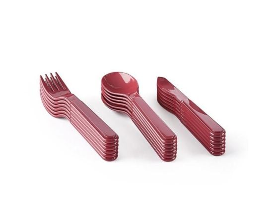 Set of knife / fork / spoon Titiz AP-9144 18 pcs