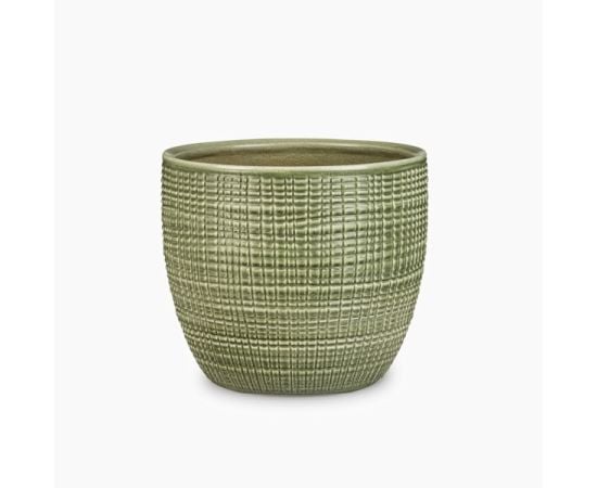 Ceramic flower pot Scheurich 866/22 COVER-POT MENTA