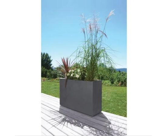 Plastic pot EDA Plastiques LOFT L BASALT 78,5 X 29,5 X 60cm 46L