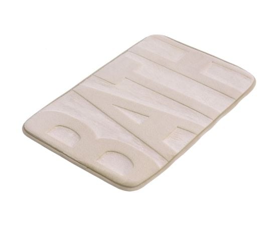 Bath mat Bisk 07898 60x40 cm beige